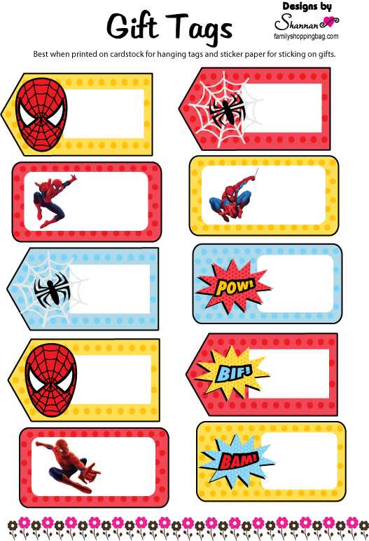 Download These Fantastic Free Spiderman Party Printables! | Catch ...