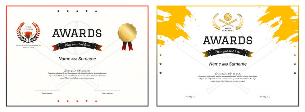 printable sports award certificate templates