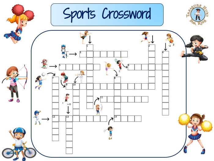printable sports related crossword puzzles