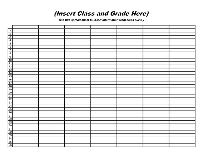 Spreadsheets For Business - 10 Free PDF Printables | Printablee