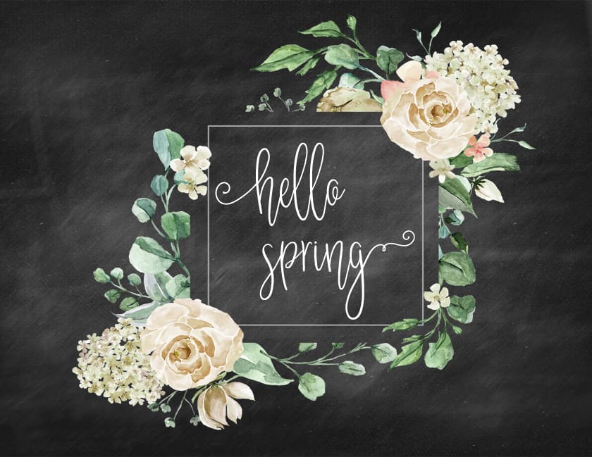 Free Farmhouse Printables with Flowers - Harbour Breeze Home