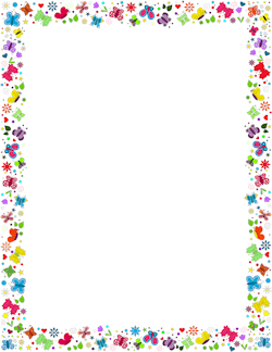 Free Spring Borders: Clip Art, Page Borders, and Vector Graphics ...
