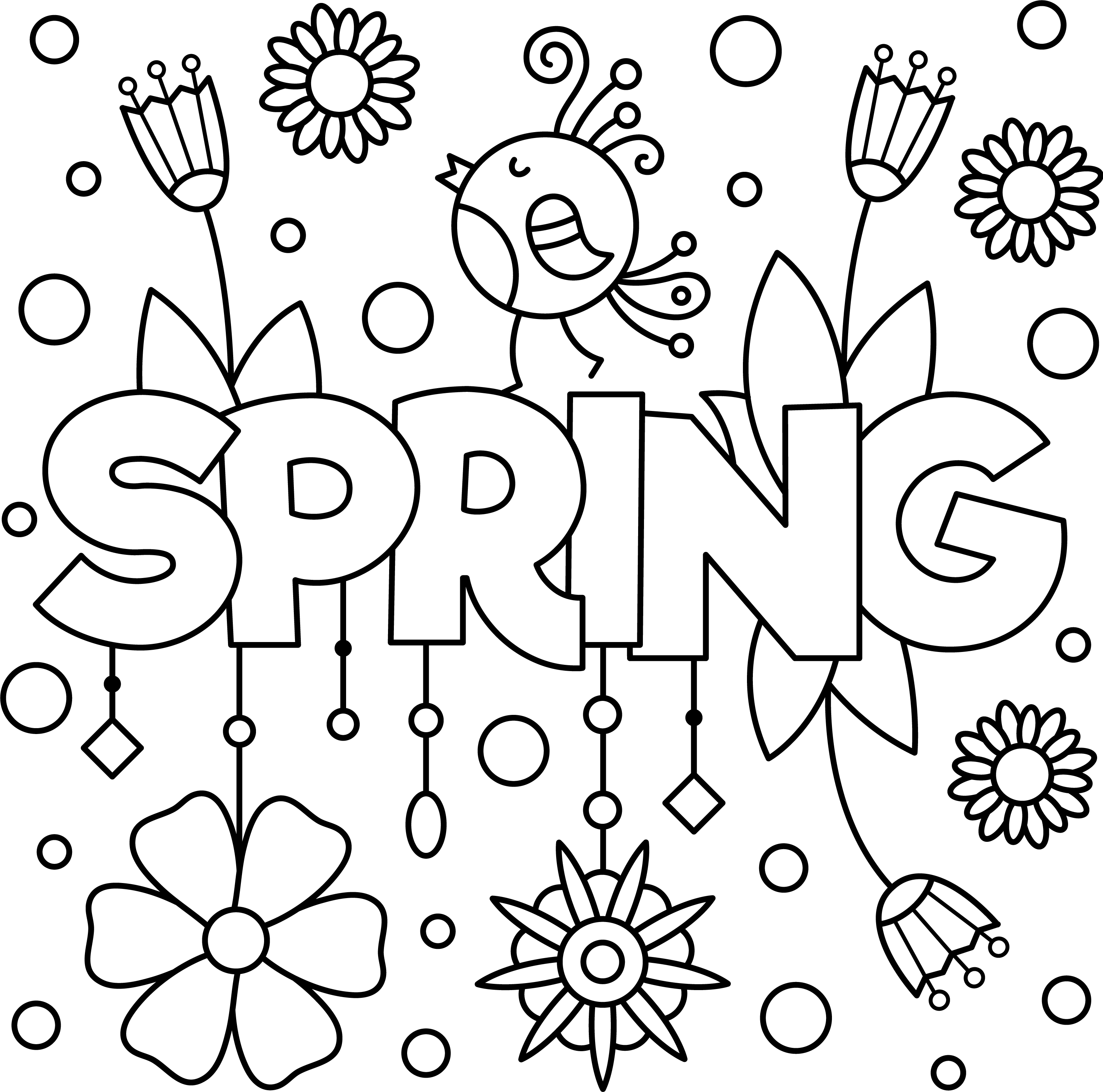 printable spring images