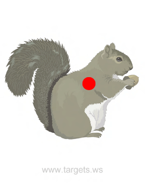 EA9030 Varmint Targets - White Squirrel