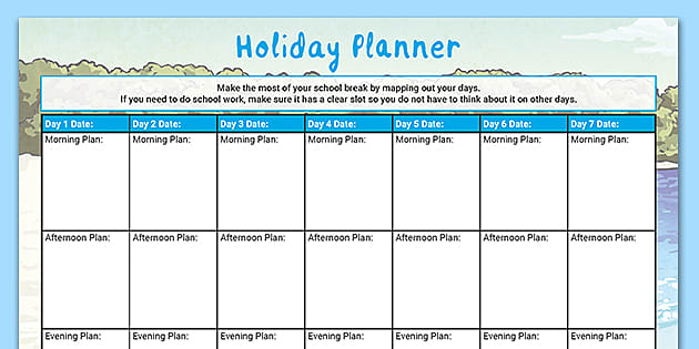 printable staff holiday planner 2018