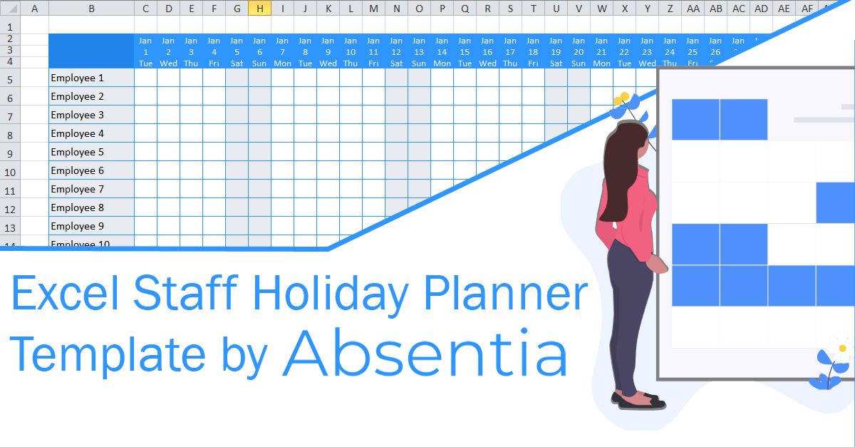 Excel Staff Holiday Planner (The Ultimate Free Template)