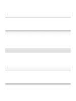 Music manuscript paper in several staff sizes