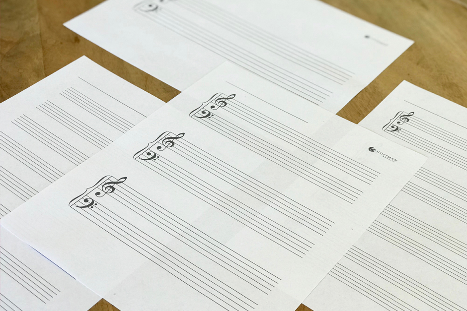 printable staff paper with treble clef