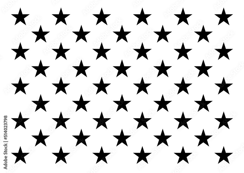 printable star stencil for american flag