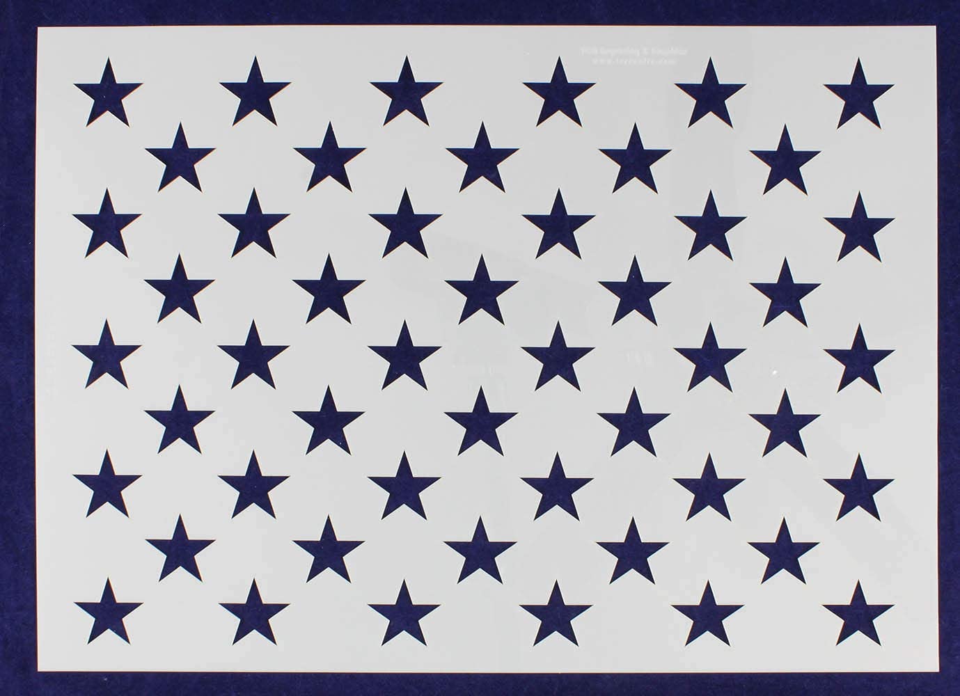 printable star stencil for american flag