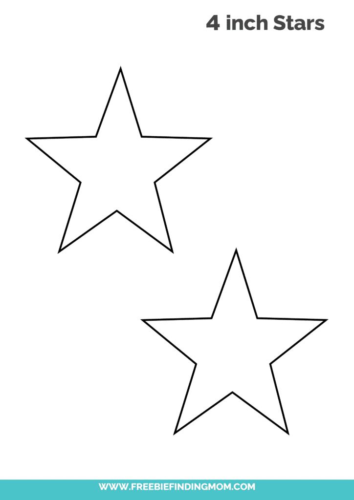 18 Free Printable Star Templates - Freebie Finding Mom