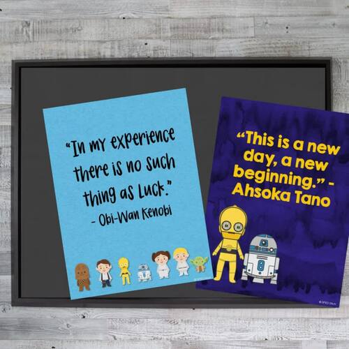 Star Wars Poster, May the Fork be with You, Kitchen Quote Wall Art, Food  Quote Wall Decor, Dictionary Art Print, Funny Kitchen Gift for Man Woman,  ...