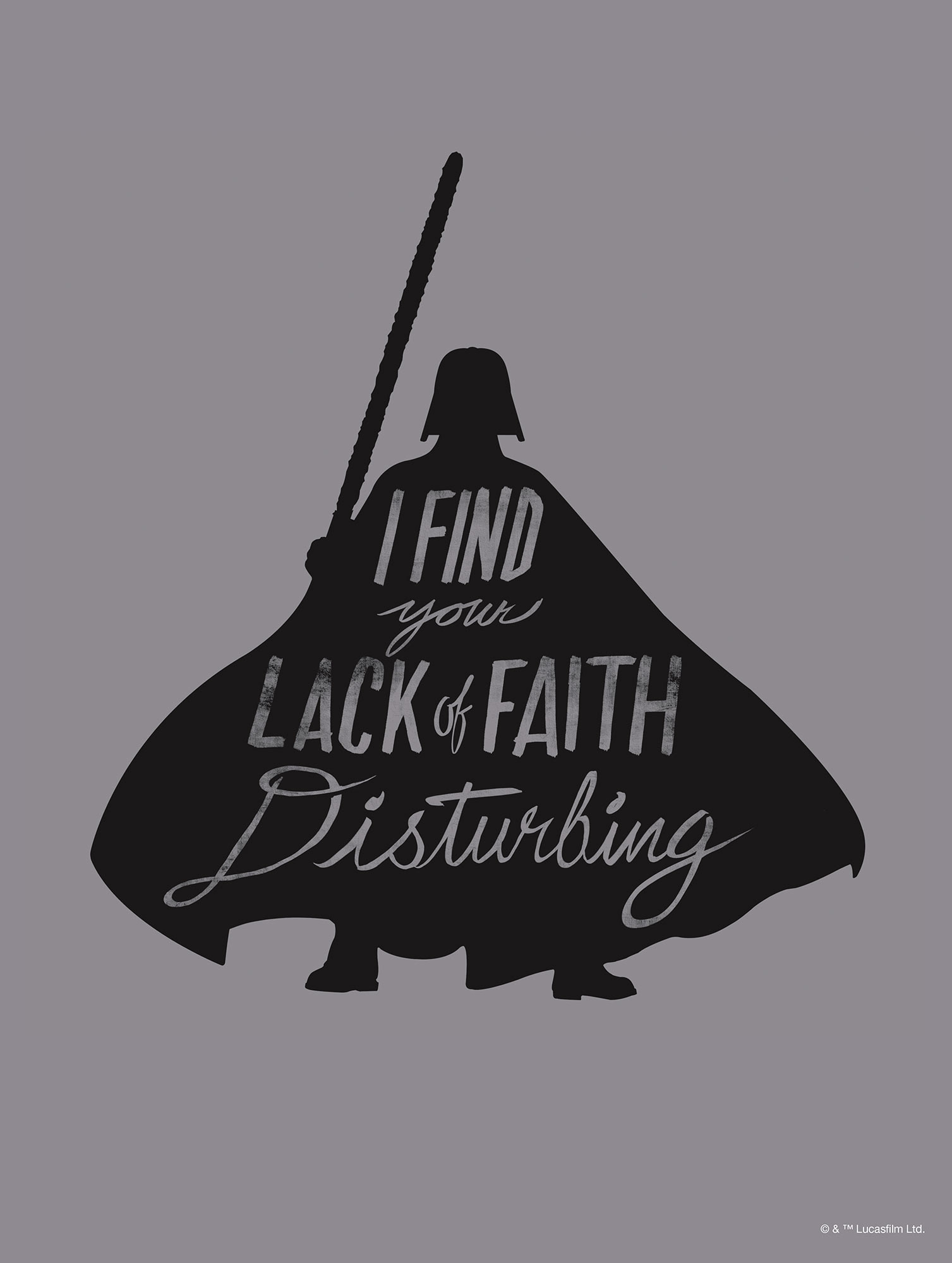 Star Wars Quotes Print - Movie Quote Wall Art