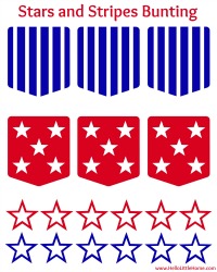 printable stars and stripes banner