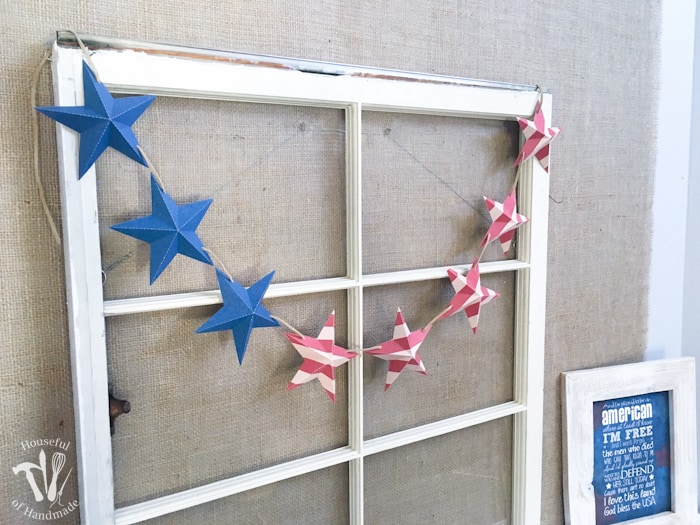 Printable Stars and Stripes Patriotic Banner • Crafting my Home