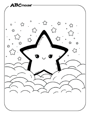 Star Coloring Pages Coloring Pages | ABCmouse