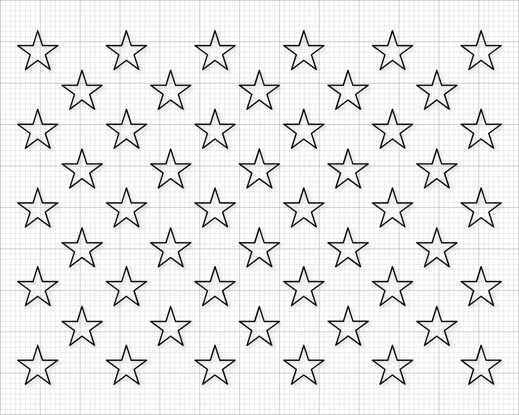 50 STARS Svg Png, American Flag Stars Svg, Union 50 Stars Svg, 50 ...