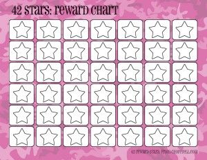 printable stars for reward charts