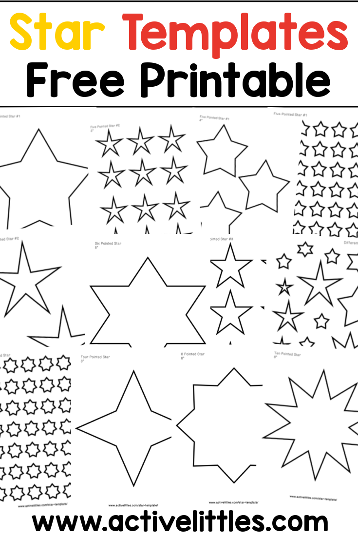 printable stars free