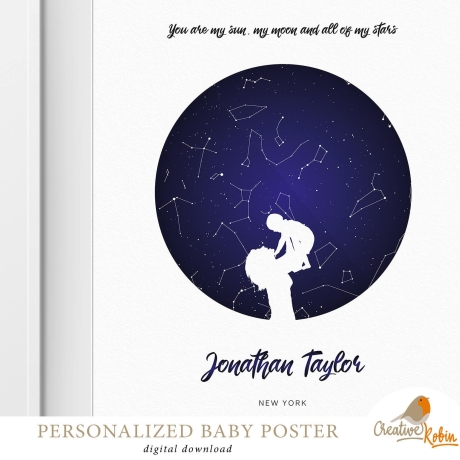 printable stars in the sky