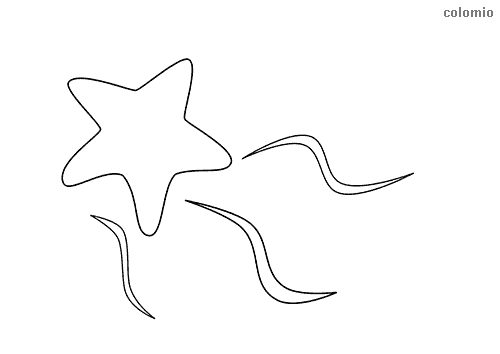 Stars coloring pages » Free &  Printable » Star coloring sheets