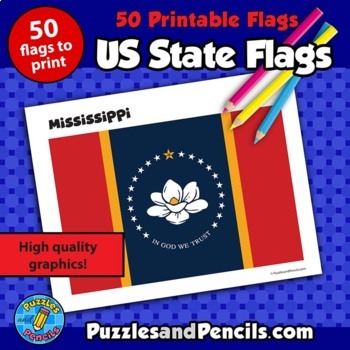 printable state flags in color