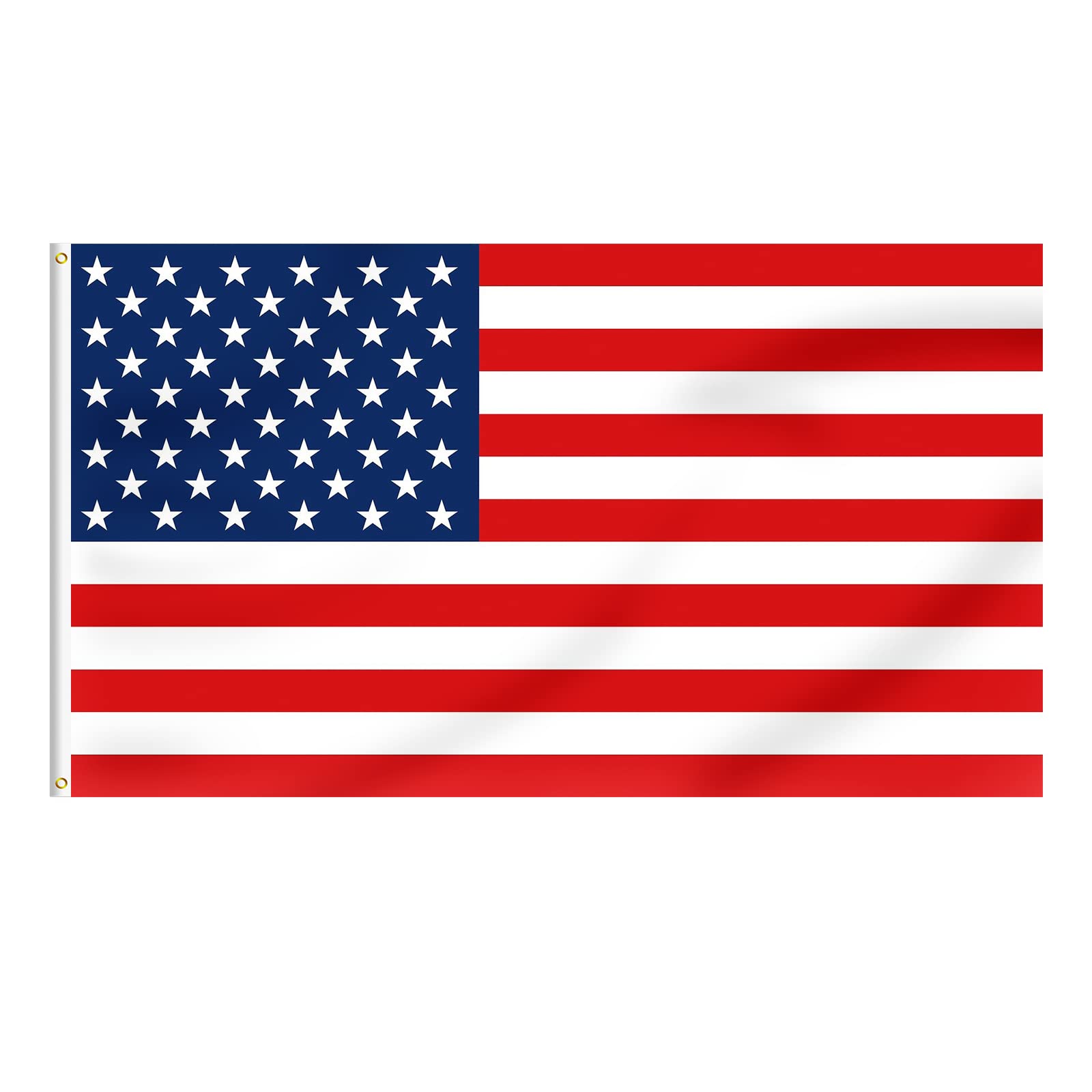 American Flag USA Flag 6x10FT(180x300cm) Independence Day Flag 6ft x 10ft  -Vivid Color and Double Stiched Print Flags 100% Polyester with 2 Brass ...