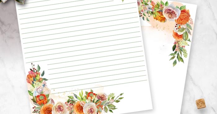 Free Printable Stationery | i should be mopping the floor
