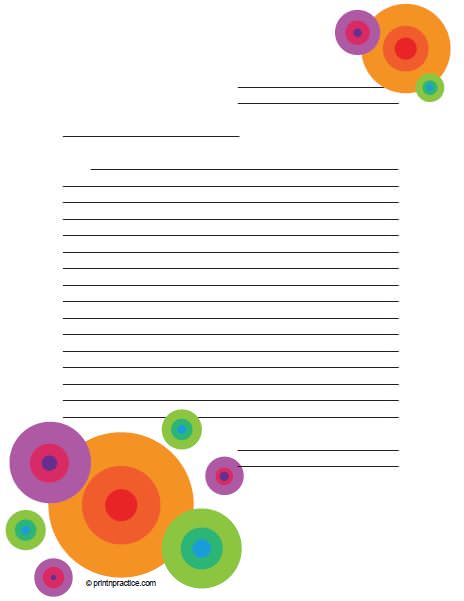 printable stationary pages