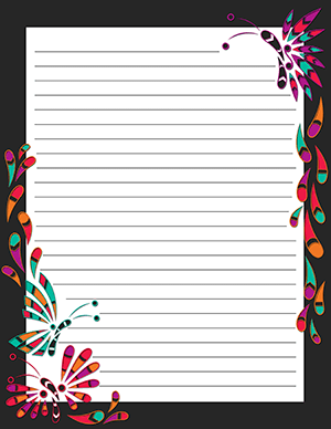 printable stationary pages