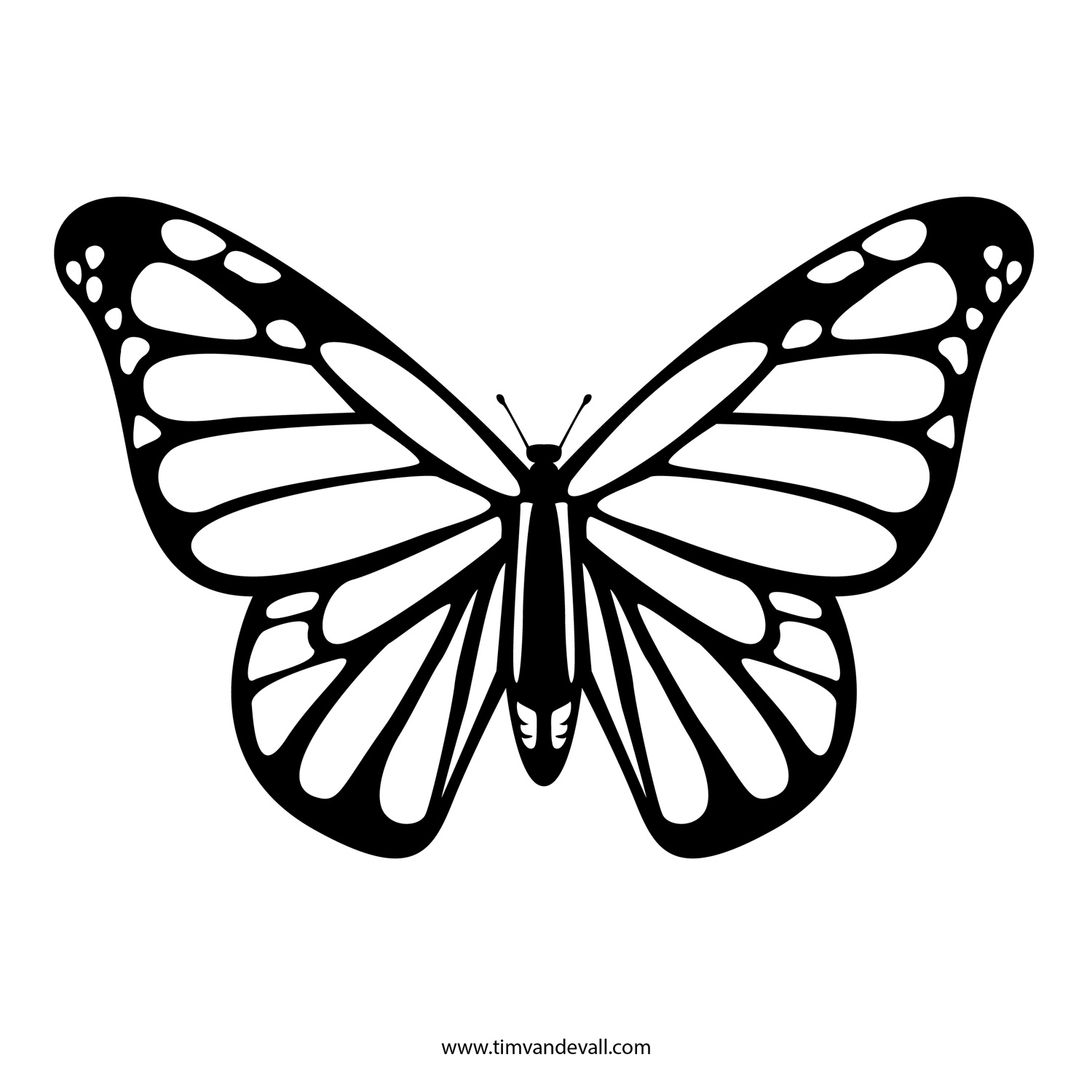 printable stencils butterfly