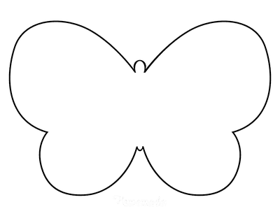 Free Printable Butterfly Templates &  Outlines