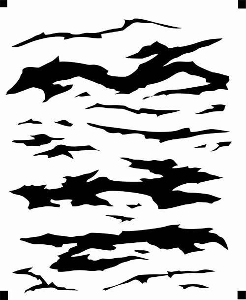 Digital Camo Stencil (Mixed Patterns) - Saucermen Studios