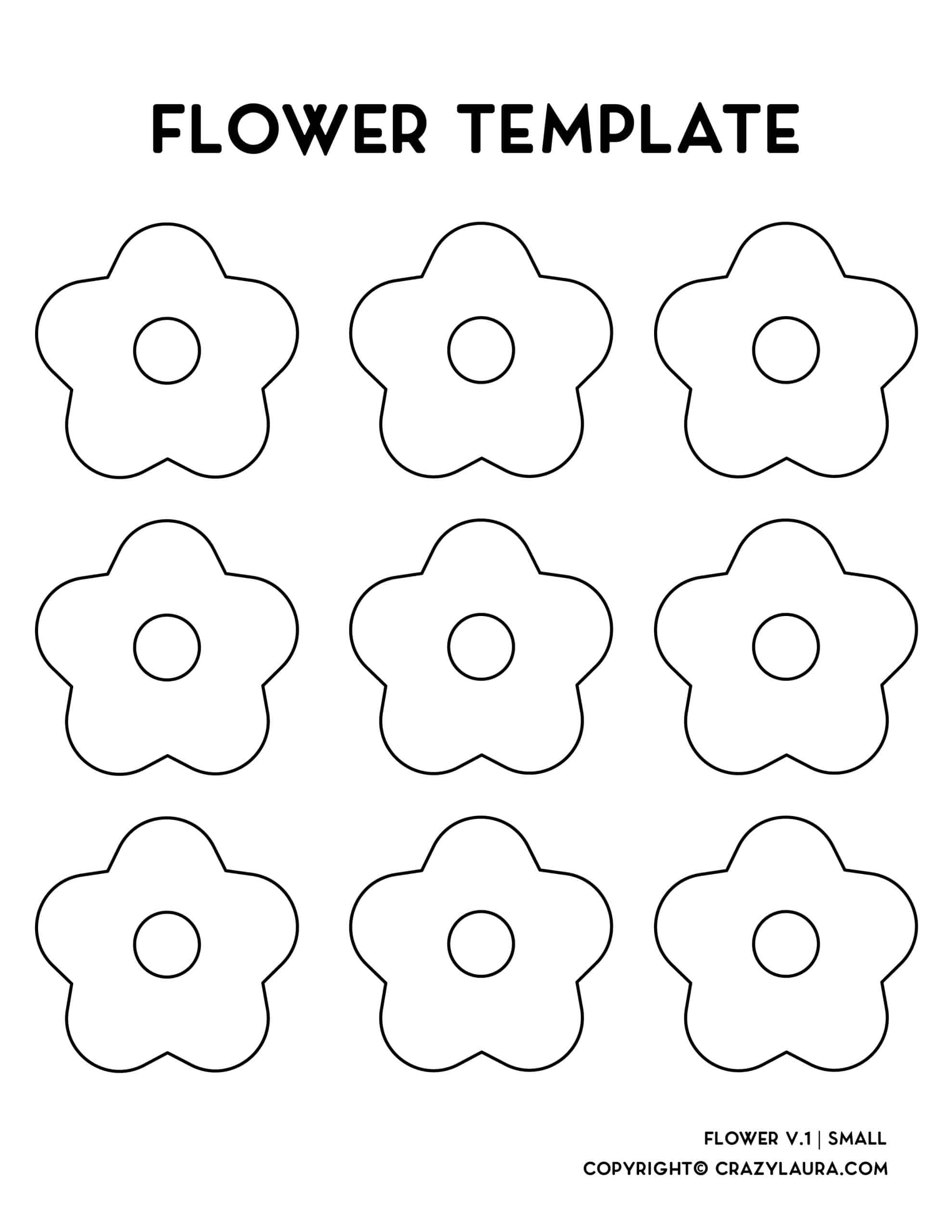 printable stencils for flowers