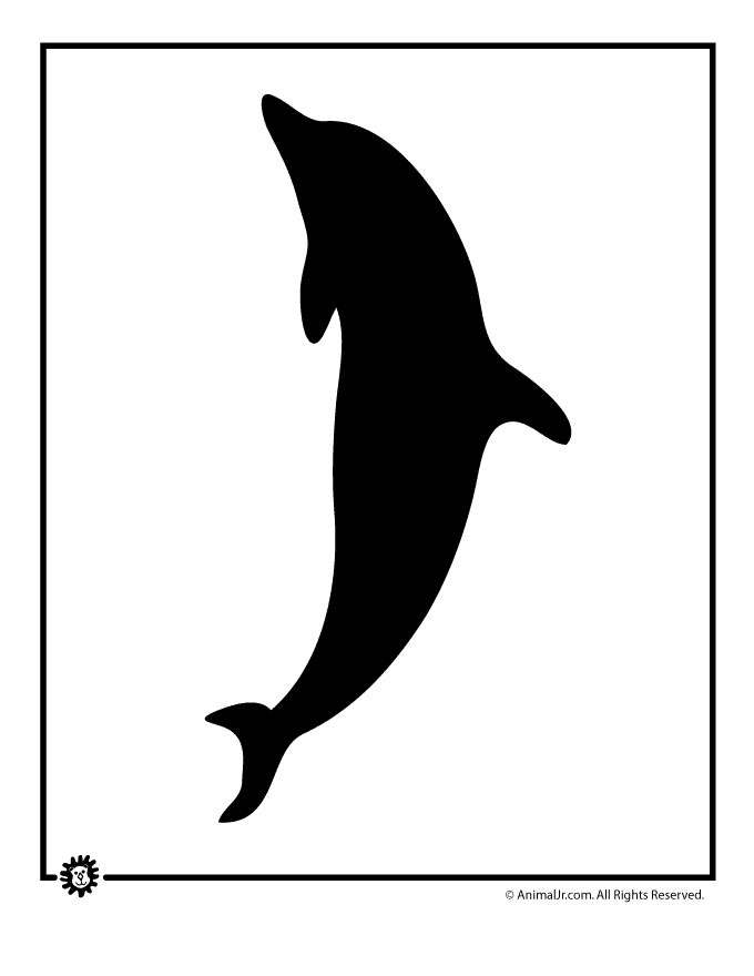printable stencils of dolphins