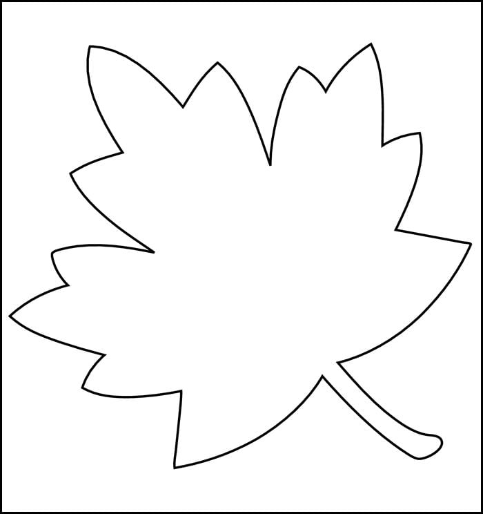 printable stencils of leaves