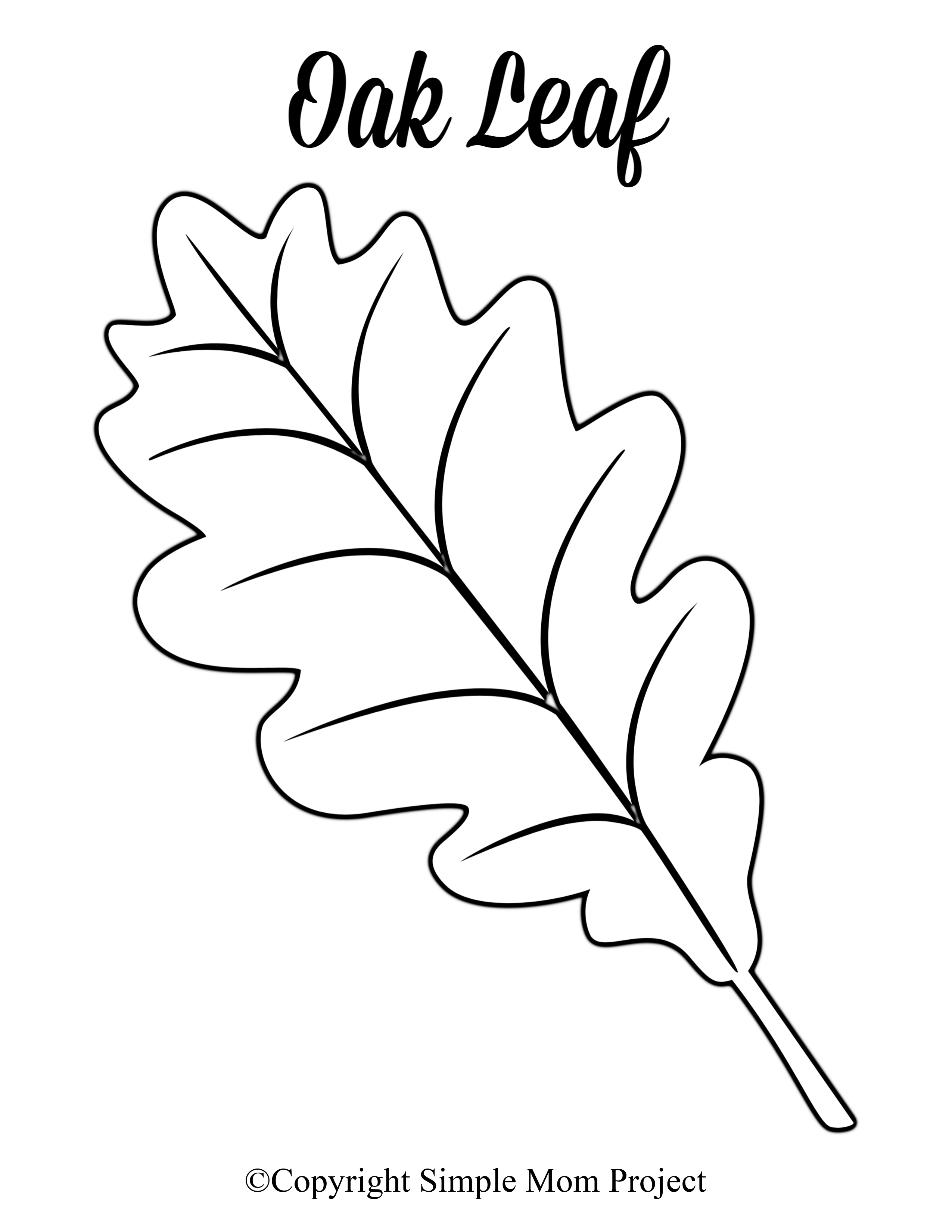 printable stencils of leaves