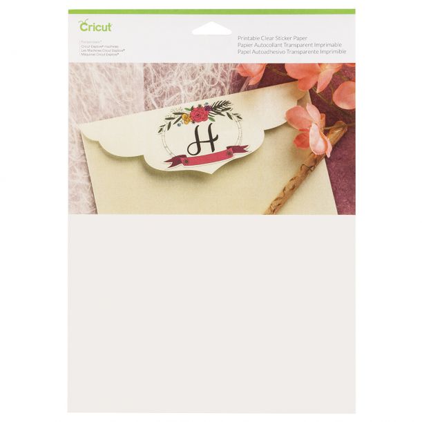 Limias Care Inkjet Printable Vinyl Sticker Paper - Glossy White,  Waterproof Decal - 15 Sheets, Standard Letter Size