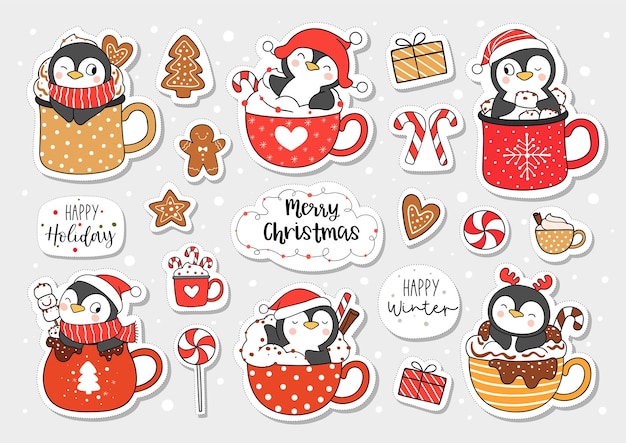 printable stickers christmas