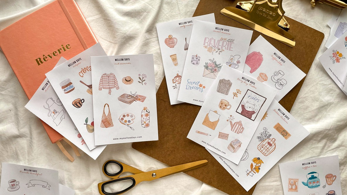 printable stickers for journal