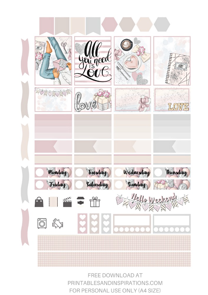 The Ultimate List for Beautiful Free Printable Planner Stickers