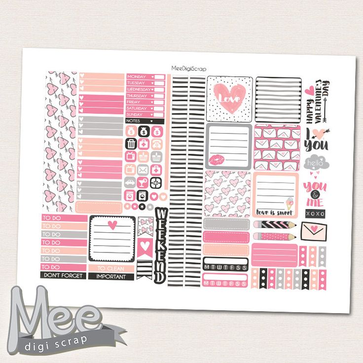printable stickers for planners
