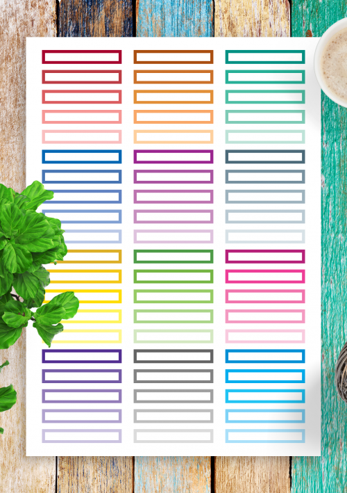 printable stickers for planners