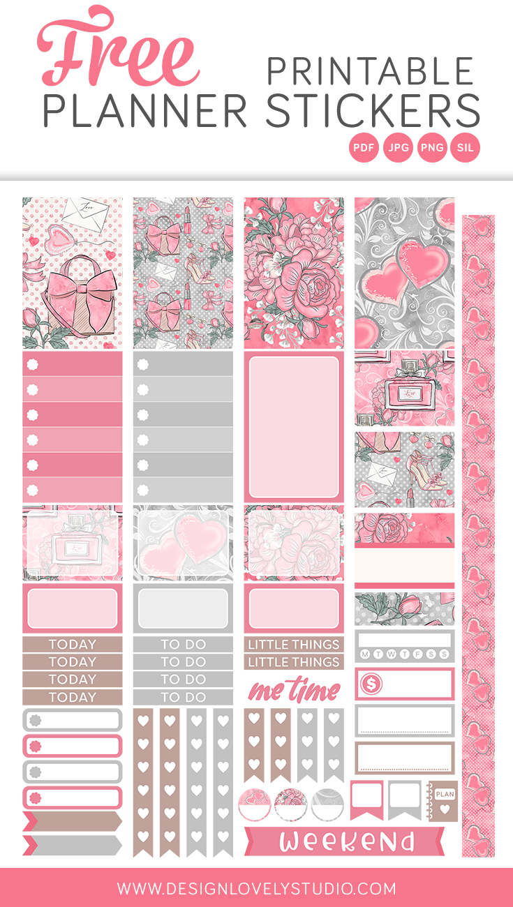 printable stickers for planners