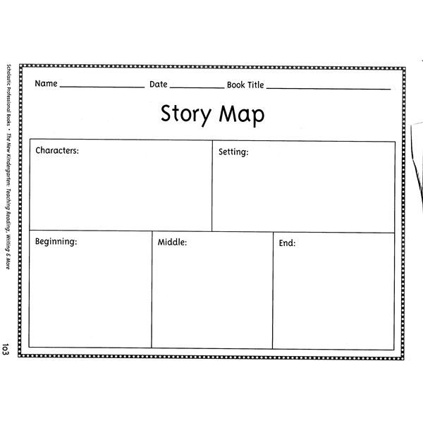 printable story organizer