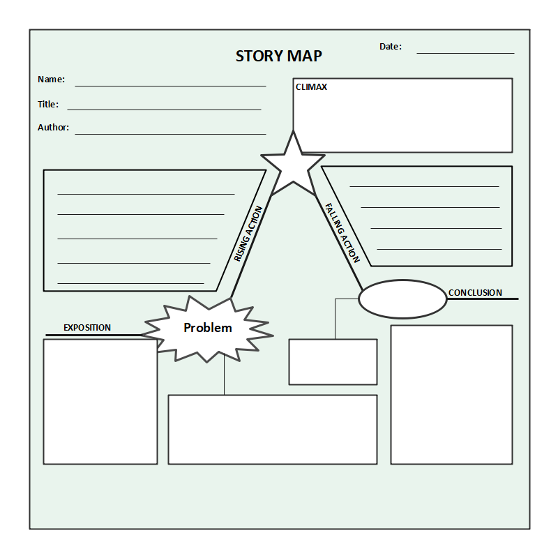printable story organizer