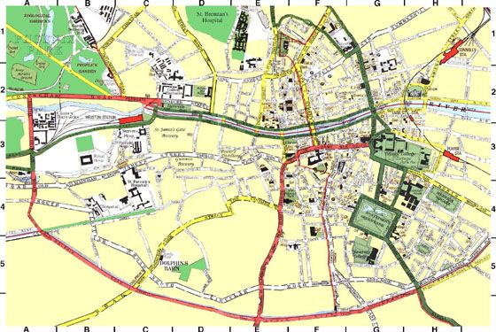 printable street map of dublin ireland
