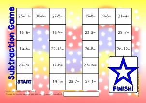 printable subtraction games ks2