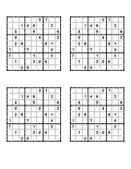 printable sudoku 4 per page