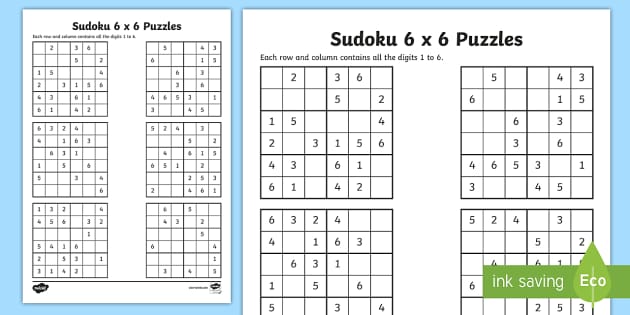 printable sudoku 5th grade